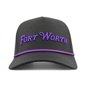 Fort Worth Rope Hat - Black/Purple